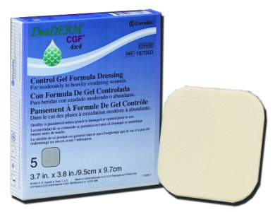 Hydrocolloid Dressing DuoDERM   CGF   6 X 8 Inch Rectangle Sterile