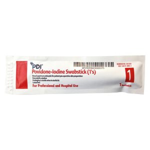 Impregnated Swabstick PDI   10% Strength Povidone-Iodine Individual Packet NonSterile