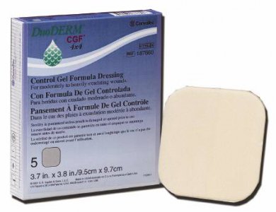 Hydrocolloid Dressing DuoDERM   CGF   6 X 6 Inch Square Sterile