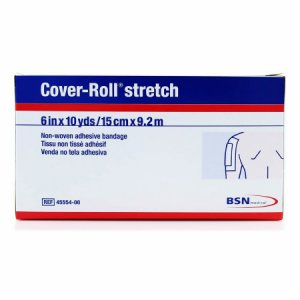 Dressing Retention Tape with Liner Cover-Roll   Stretch Nonwoven Polyester 6 Inch X 10 Yard White NonSterile