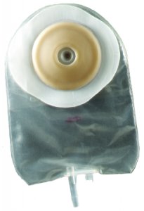 Urostomy Pouch ActiveLife   One-Piece System 9 Inch Length 7/8 Inch Stoma Drainable Convex, Pre-Cut