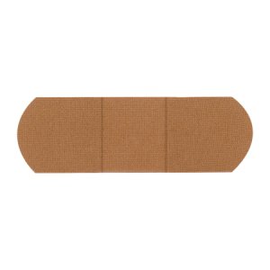 Adhesive Strip American   White Cross 3/4 X 3 Inch Fabric Rectangle Tan Sterile