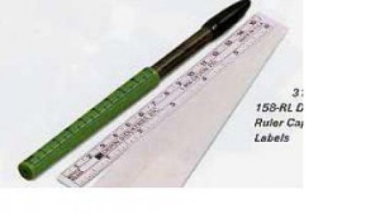Surgical Skin Marker Devon    Gentian Violet Dual Tip Rule Cap and Flexible Ruler Sterile