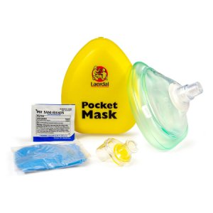 CPR Resuscitation Mask Kit Laerdal   Pocket Mask   
