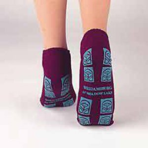 Slipper Socks Pillow Paws   Your Way X-Large Gray Ankle High