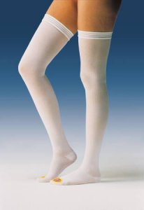 Anti-embolism Stocking JOBST   Anti-Em/GPT    Thigh High X-Large / Regular White Inspection Toe