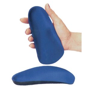 FREEDOM   Accommodator    Plantar Fasciitis Insole 3/4 Length Size 2 Foam / Nylon / Plastic Blue Male 7 to 8 / Female 6 to 8