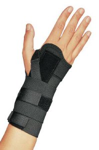 Wrist Brace ProCare   Universal CTS Aluminum / Elastic Left or Right Hand Black Medium