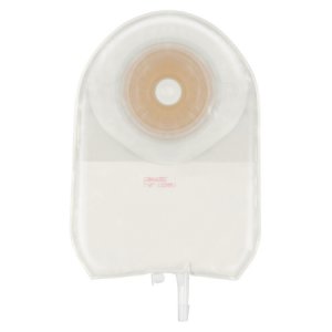 Urostomy Pouch ActiveLife   One-Piece System 9 Inch Length 1/2 Inch Stoma Drainable Convex, Pre-Cut