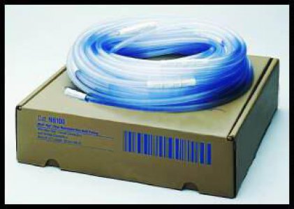 Suction Connector Tubing Medi-Vac   6 Foot Length 0.281 Inch I.D. Sterile Maxi-Grip and Male / Male Connector Clear Smooth OT Surface NonConductive Plastic