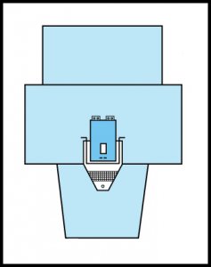 Urological Drape Lithotomy Drape 63 W X 35 W X 118 L Inch Sterile