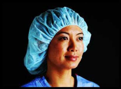 Bouffant Cap One Size Fits Most Blue Elastic Closure