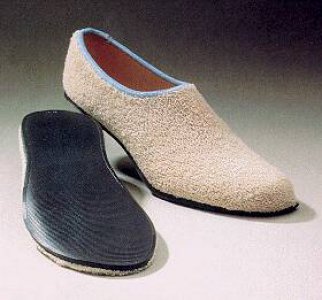 Fall Management Slippers Care-Steps II   Size 11 to 12 Tan Below the Ankle