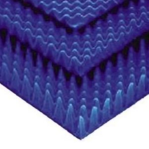 Convoluted Pad Eggcrate   72 L X 34 W X 2 H Inch