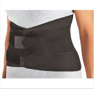 Back Support ProCare   Medium Hook and Loop Closure 33 to 39 Inch Waist or Hip Circumference 9 Inch Height Adult