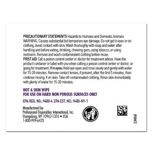 Super Sani-Cloth   Surface Disinfectant Cleaner Premoistened Germicidal Manual Pull Wipe 50 Count Individual Packet Alcohol Scent NonSterile