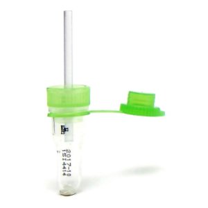 Safe-T-Fill   Capillary Blood Collection Tube Plasma Tube Lithium Heparin Additive 1.1 mm Diameter 125   L Green Pierceable Attached Cap Plastic Tube