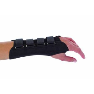 Wrist Support ProCare   Aluminum / Cotton / Flannel / Suede Right Hand Black Medium