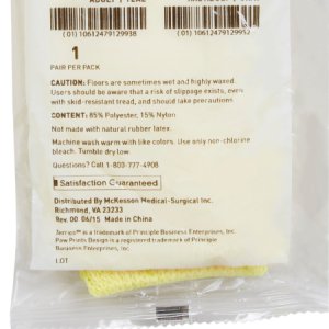 Slipper Socks McKesson Terries    Toddler Yellow Above the Ankle