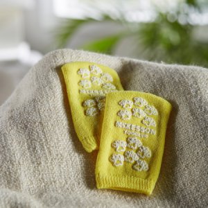 Slipper Socks McKesson Terries    Toddler Yellow Above the Ankle