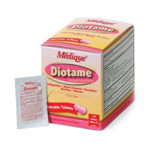 Anti-Diarrheal Diotame   262 mg Strength Chewable Tablet 100 per Box