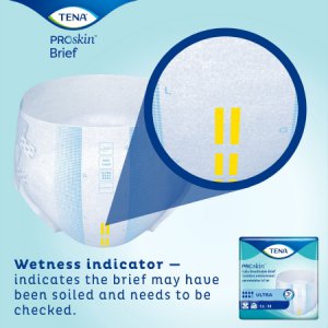 Unisex Adult Incontinence Brief TENA ProSkin    Ultra Medium Disposable Heavy Absorbency