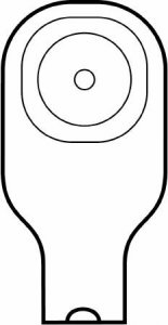 Colostomy Pouch Premier    Flextend    One-Piece System 9 Inch Length Drainable Flat, Pre-Cut