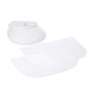 Face Shield Kit One Size Fits Most Full Length Anti-fog Reusable NonSterile