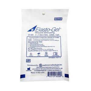Bacteriostatic Wound Dressing Elasto-Gel    2 X 3 Inch