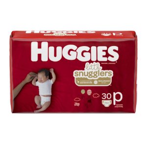 Unisex Baby Diaper Huggies   Little Snugglers Preemie Disposable Heavy Absorbency