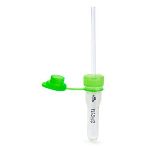 Safe-T-Fill   Capillary Blood Collection Tube Plasma Tube Lithium Heparin Additive 10.8 X 46.6 mm 200   L Green Attached Cap Plastic Tube