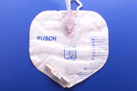 Urinary Drain Bag Rusch   Premium Anti-Reflux Valve Sterile 2000 mL Vinyl