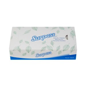 Surpass* Facial Tissue White 8 X 8-2/5 Inch 100 Count