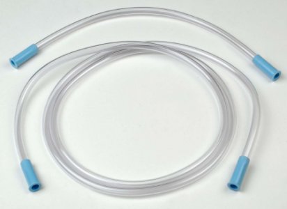 Suction Connector Tubing Gomco   15 Inch Length / 6 Foot Length 0.25 Inch I.D. Sterile Female Connector Clear Smooth OT Surface PVC