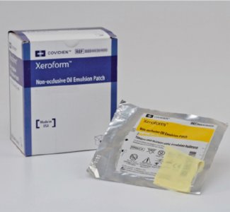 Xeroform Petrolatum Impregnated Dressing Xeroform    Non-occlusive 5 X 9 Inch Fine Mesh Gauze Bismuth Tribromophenate (Xeroform) / Petrolatum Sterile