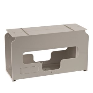 Glove Box Holder SharpSafety   In-Room    Horizontal or Vertical Mounted 2-Box Capacity Beige 4-1/2 X 8 X 12-1/2 Inch Plastic