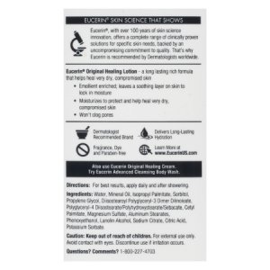 Hand and Body Moisturizer Eucerin   Original 16 oz. Pump Bottle Unscented Lotion