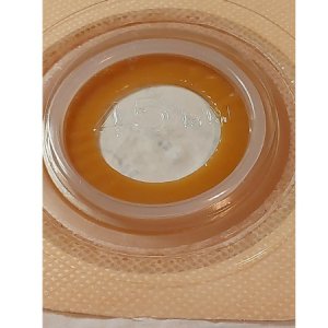 Ostomy Barrier Sur-Fit Natura   Precut, Standard Wear Stomahesive   Adhesive 45 mm Flange Sur-Fit   Natura   System Hydrocolloid 1-1/4 Inch Opening 4 X 4 Inch