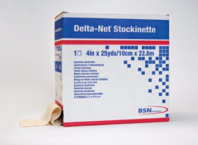 Stockinette Tubular Delta-Net   3 Inch X 25 Yard Synthetic NonSterile