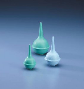 Ear / Ulcer Bulb Syringe 2 oz. Disposable Sterile Poly Pouch PVC