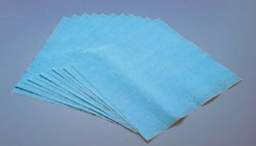 Busse Sterilization Wrap Blue 12 X 12 Inch Single Layer Nonwoven Fabric Steam / EO Gas