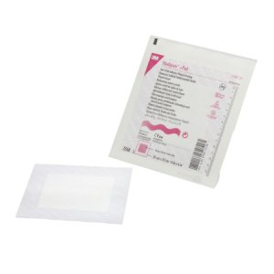 Adhesive Dressing 3M    Medipore    6 X 6 Inch Soft Cloth Square White Sterile