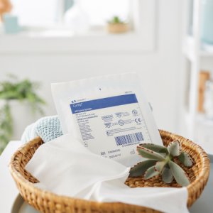 Nonwoven Sponge Curity    Polyester / Rayon 4-Ply 4 X 4 Inch Square Sterile