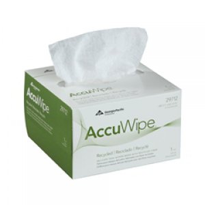 Delicate Task Wipe AccuWipe   Recycled Light Duty White NonSterile 1 Ply Tissue 4-1/2 X 8-1/4 Inch Disposable