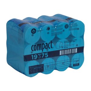 Toilet Tissue Compact   White 2-Ply Standard Size Coreless Roll 1000 Sheets 3-4/5 X 4-1/20 Inch