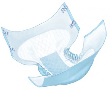 Unisex Youth Incontinence Brief Wings    Plus Small Disposable Heavy Absorbency