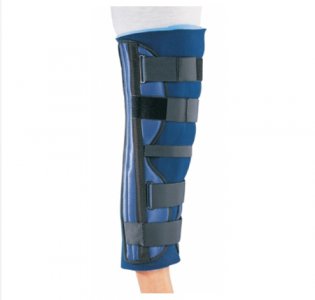 Knee Immobilizer ProCare   One Size Fits Most 20 Inch Length Left or Right Knee