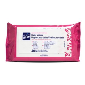 Baby Wipe Nice'n Clean   Soft Pack Aloe / Vitamin E Scented 40 Count