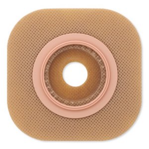 Ostomy Barrier FlexWear    Trim to Fit, Standard Wear Without Tape 57 mm Flange Red Code System Up To 3-1/4 Inch Opening