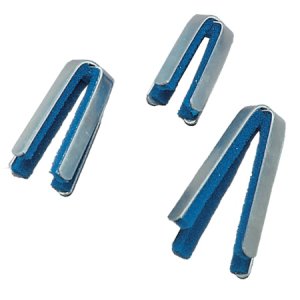 Finger Protector Splint AlumaFoam   Adult Large Foldable Tabs Finger Silver / White